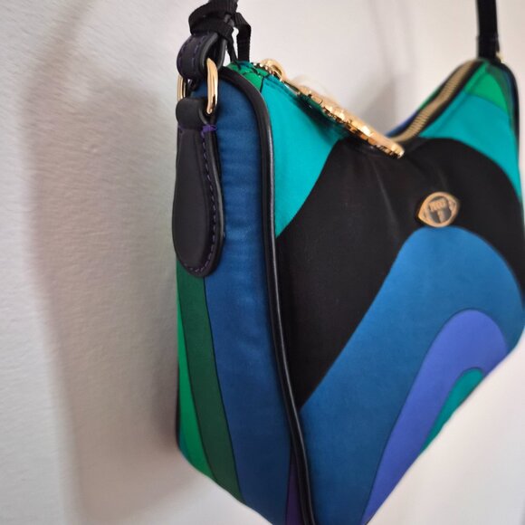 Pucci Yummy Shoulder Leather Trim Bag Multicolor - Picture 6 of 15